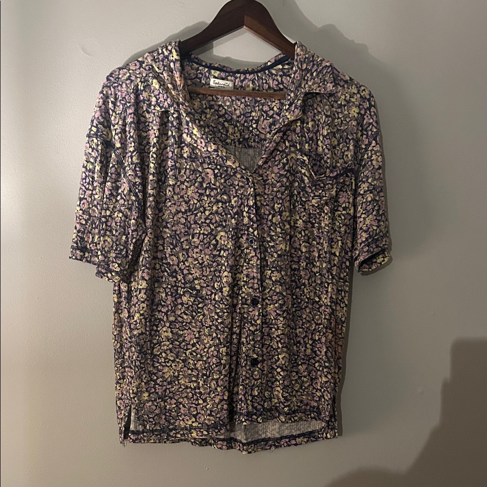 Floral Button-Up Shirt